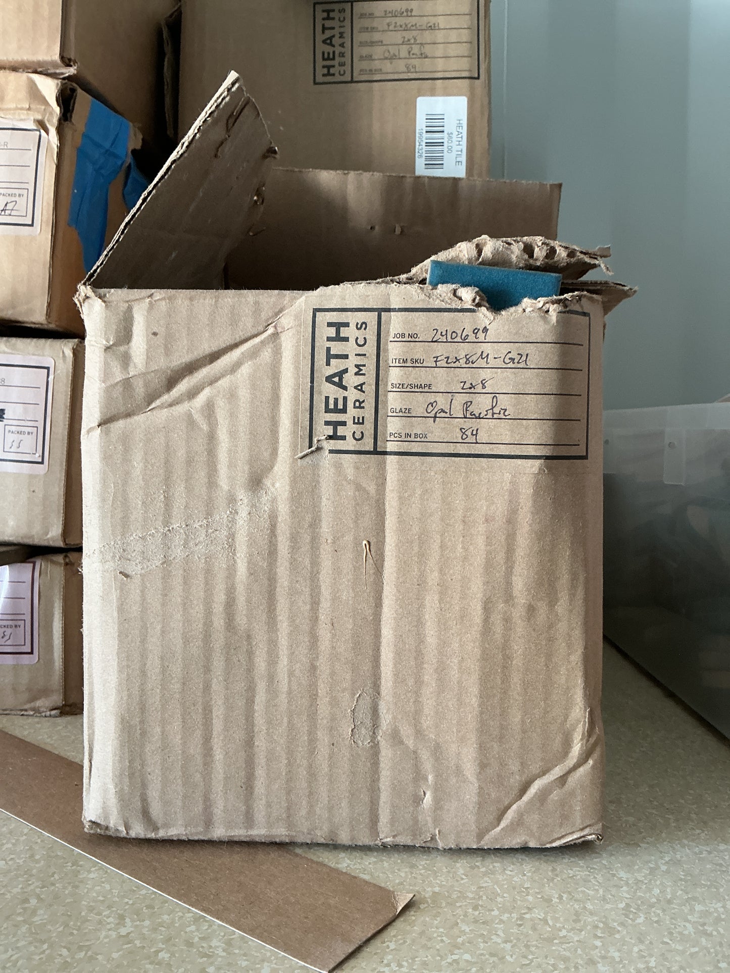 Heath tile 2x8 84 count per box