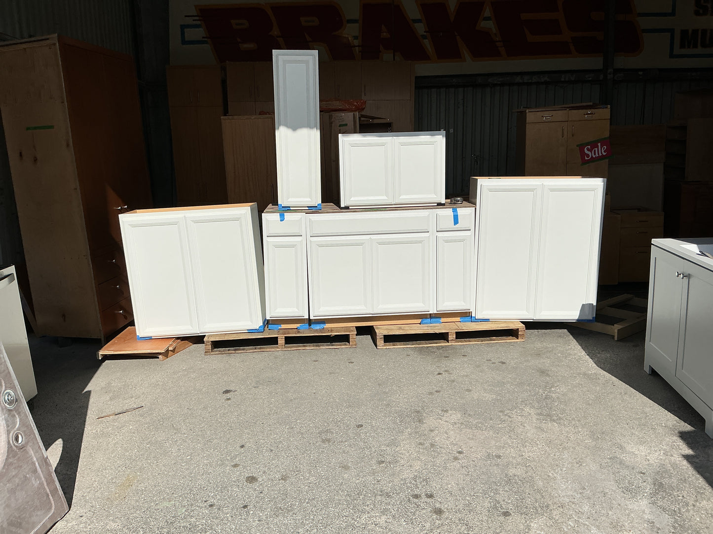 7 Piece Kitchen Cabinet Set