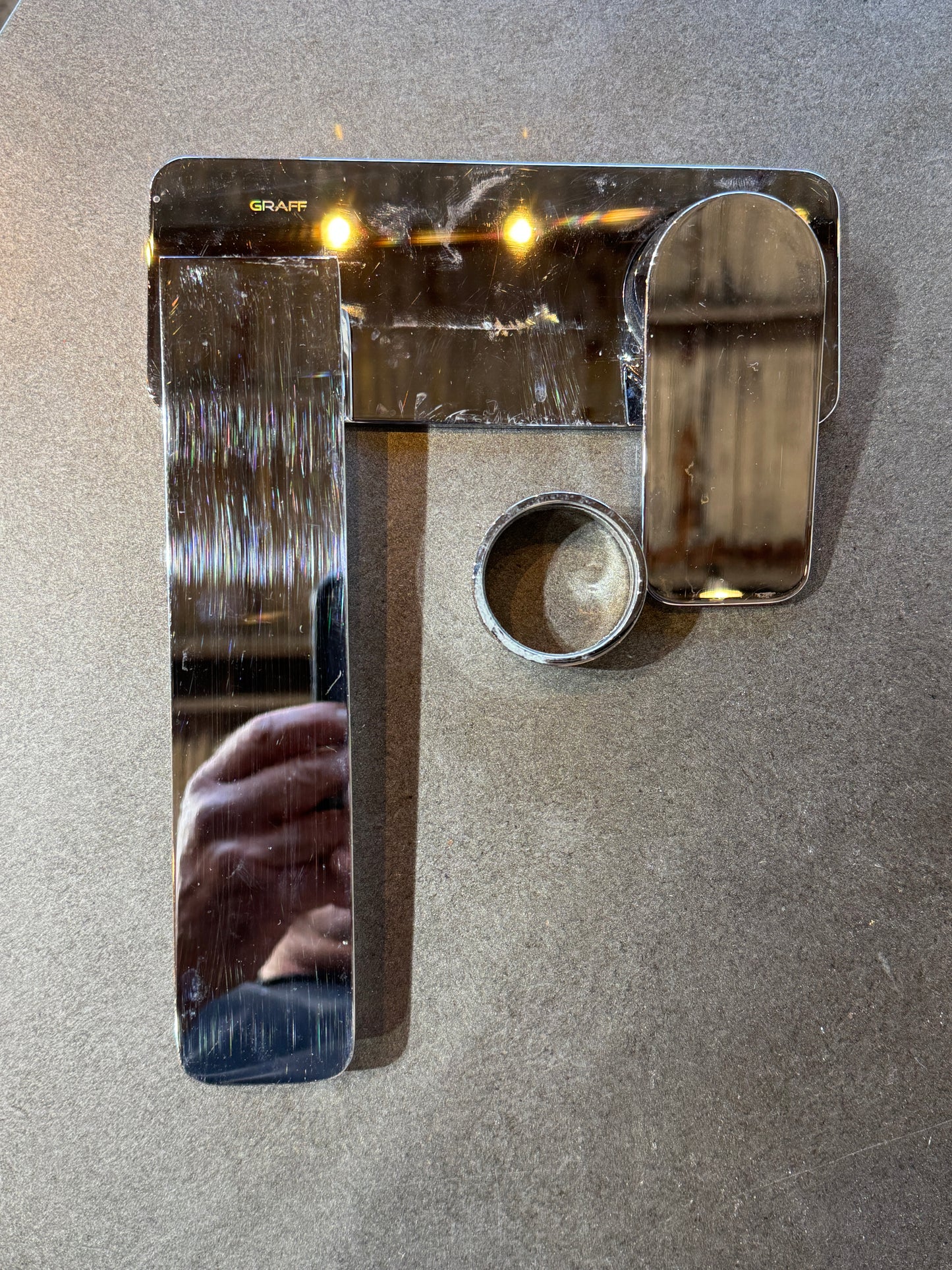 Graff Sento Single Handle Wall-Mount Bathroom Faucet