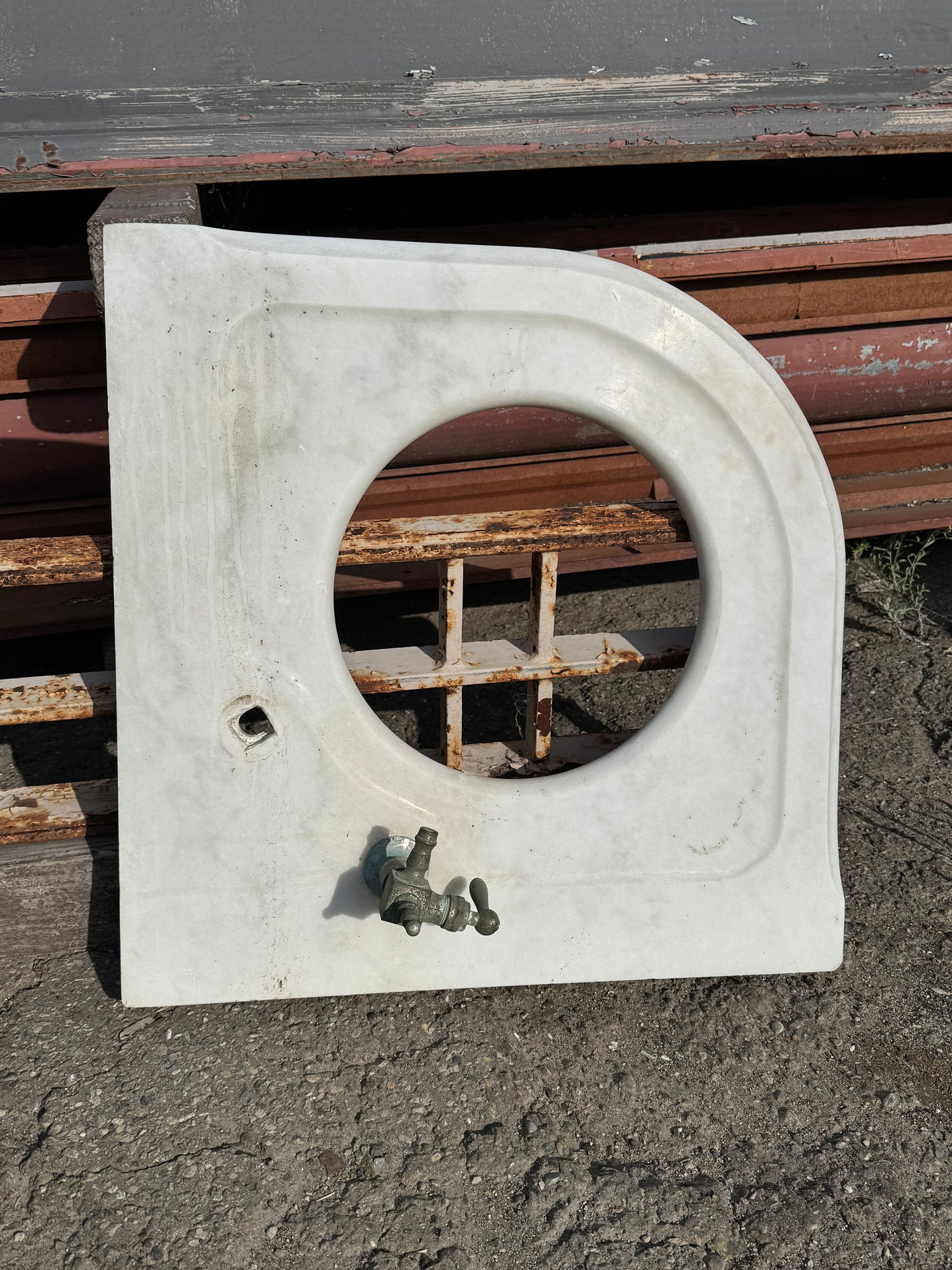 Carrara Marble Victorian Corner Sink Countertops