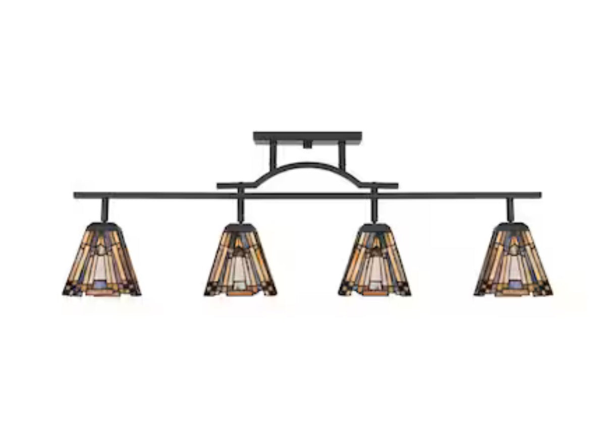 Quoizel Inglenook Tifanny 4-Light Track Bar