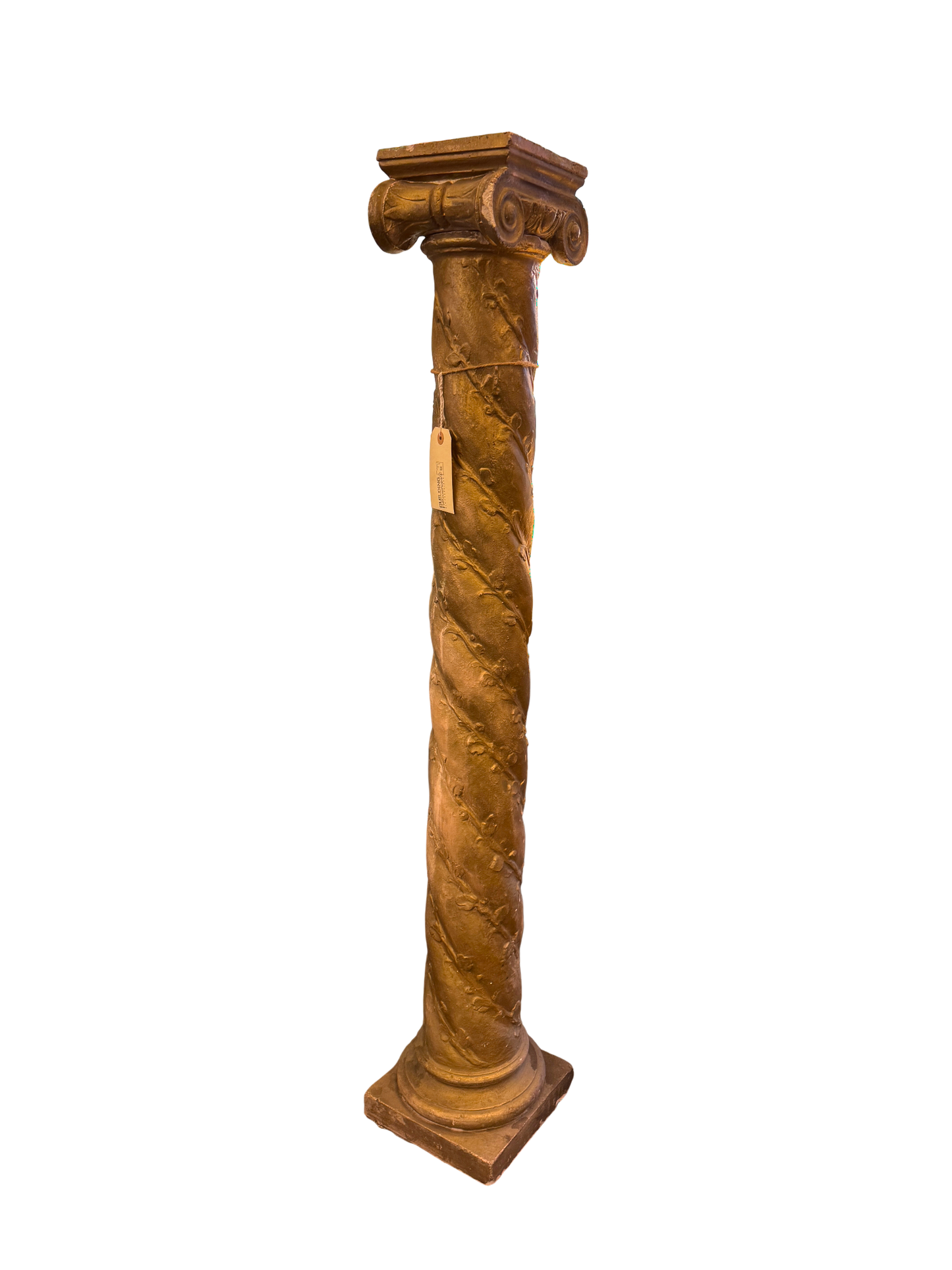 Gold Concrete Pillar