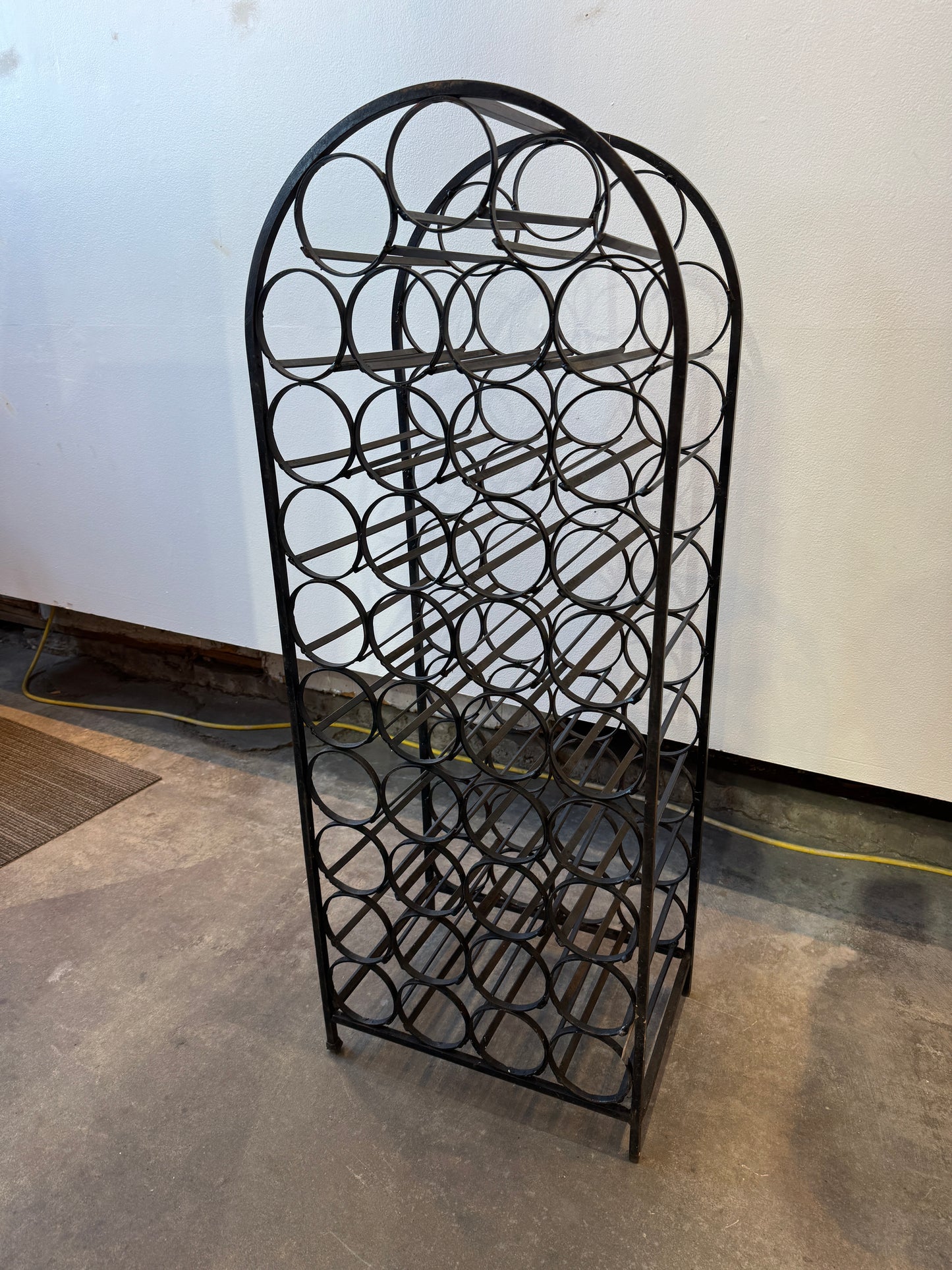 Mid Century Modern Arthur Umanoff 39 Bottle Wine Rack
