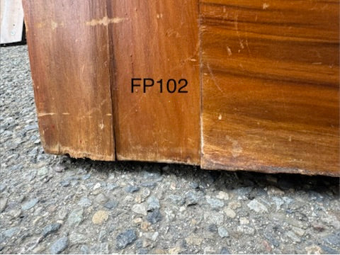 Vintage Single Panel Interior Faux Painted Doors