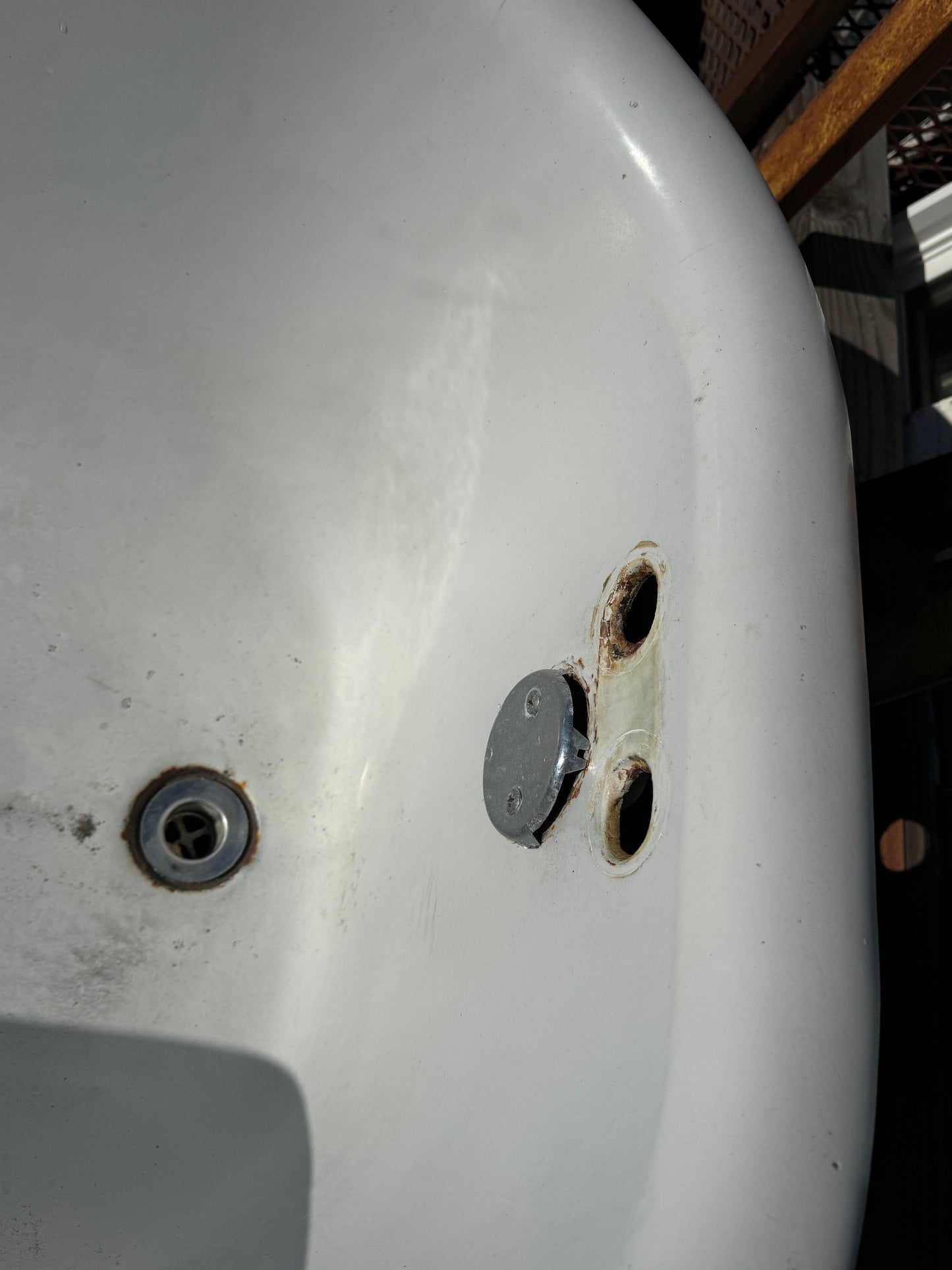 Vintage Cast Iron Clawfoot Bathtub