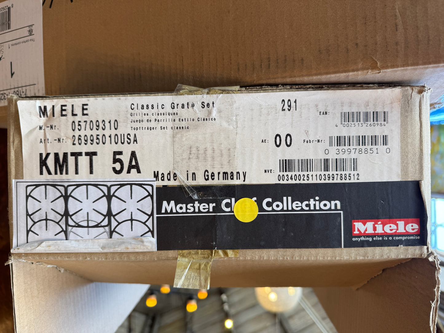 New Miele 5 Burner Set KMTT 5A