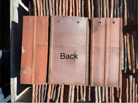 Reclaimed Handmade Terracotta Clay Flat Roof Tiles Shingles