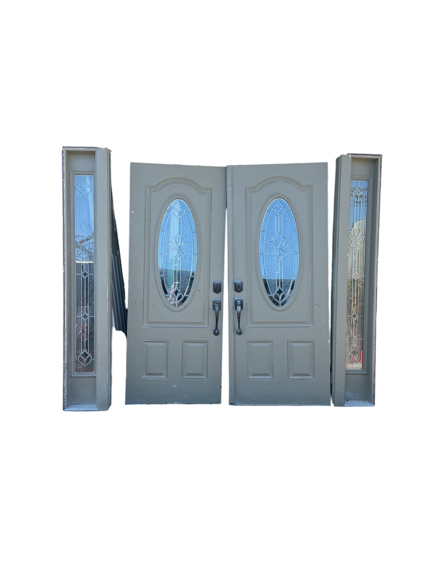Exterior Entry Door Set With Sidelites