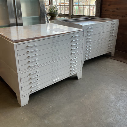 Mayline 10-Drawer Steel Flat File for 34" x 42" Documents