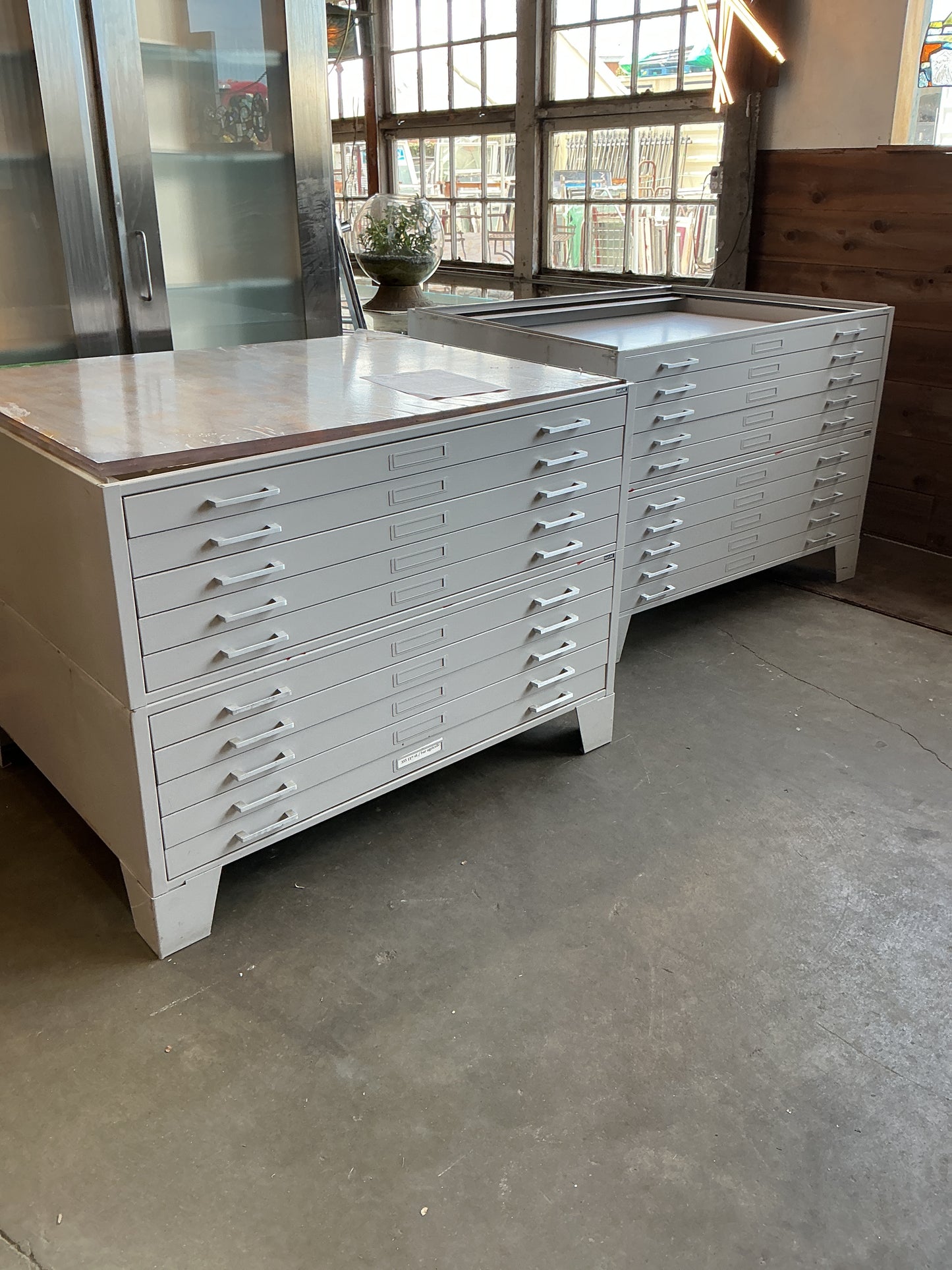 Mayline 10-Drawer Steel Flat File for 34" x 42" Documents