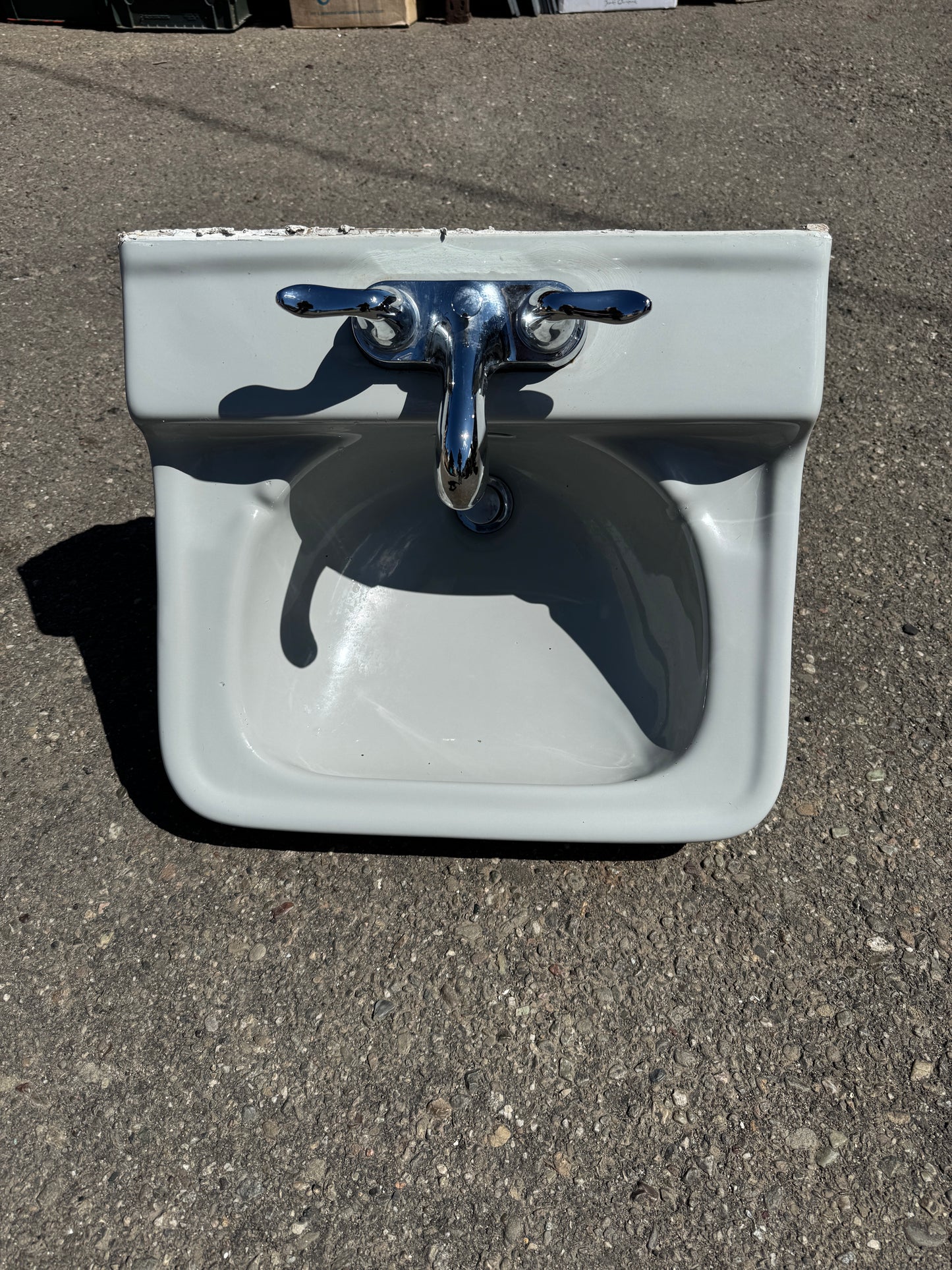 1956 Standard Wall Mount Bathroom Sink Light Grey