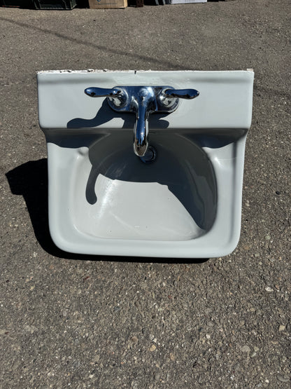 1956 Standard Wall Mount Bathroom Sink Light Grey
