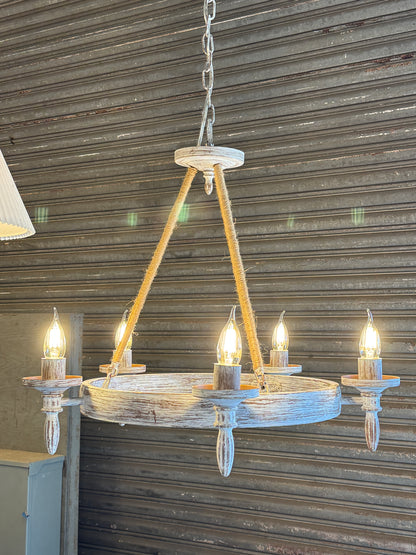 5-Light Rustic Nautical Chandelier