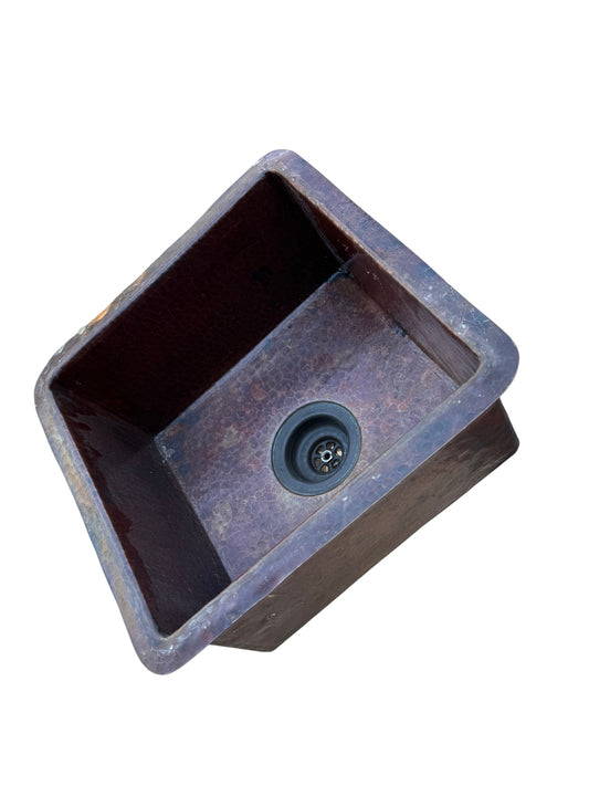 Native Trails Cantina Undermount Single Basin Copper Bar Sink