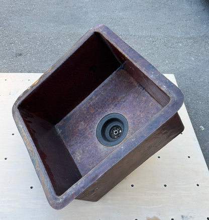 Native Trails Cantina Undermount Single Basin Copper Bar Sink