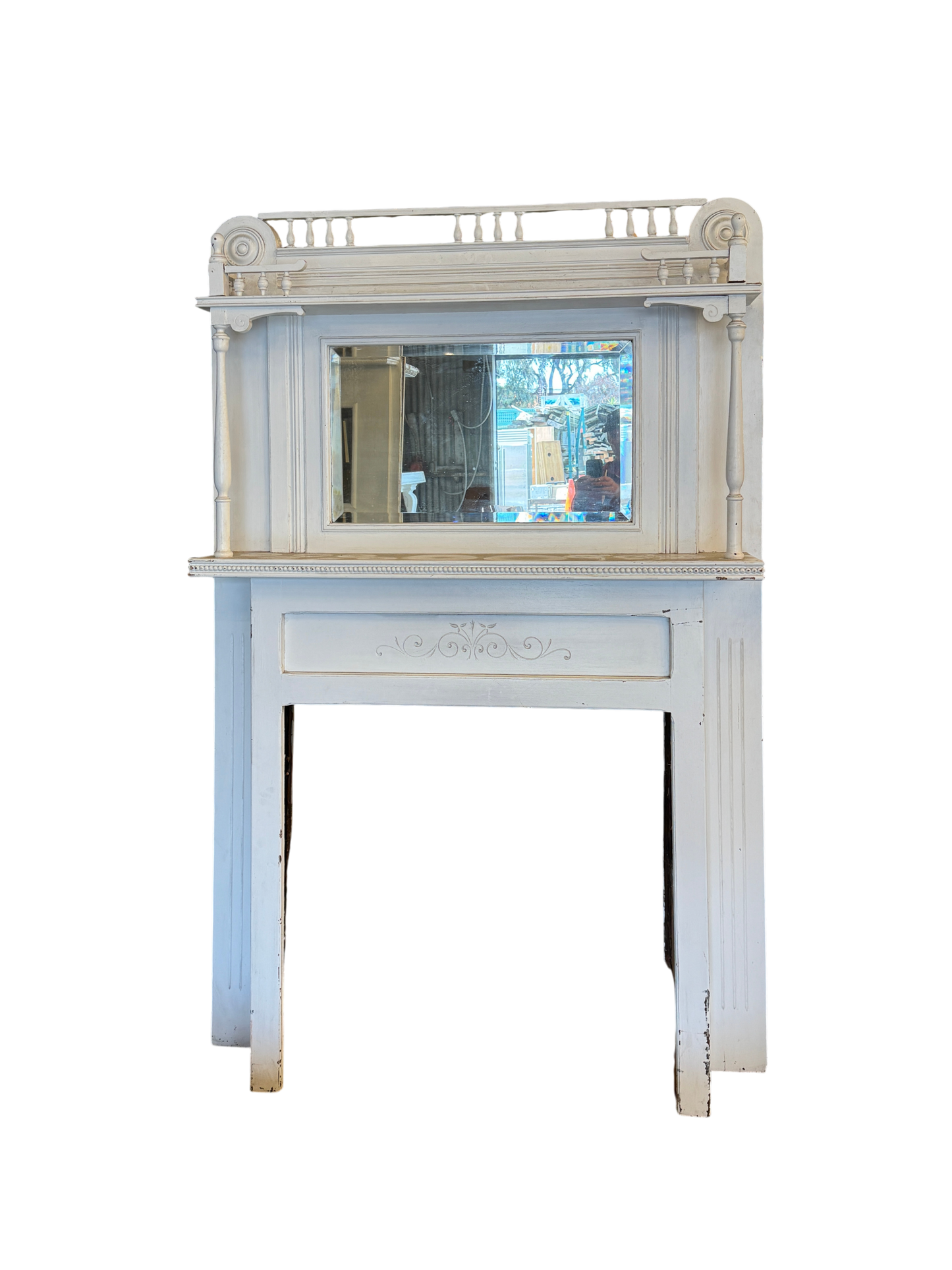 Antique Victorian Fireplace Surround