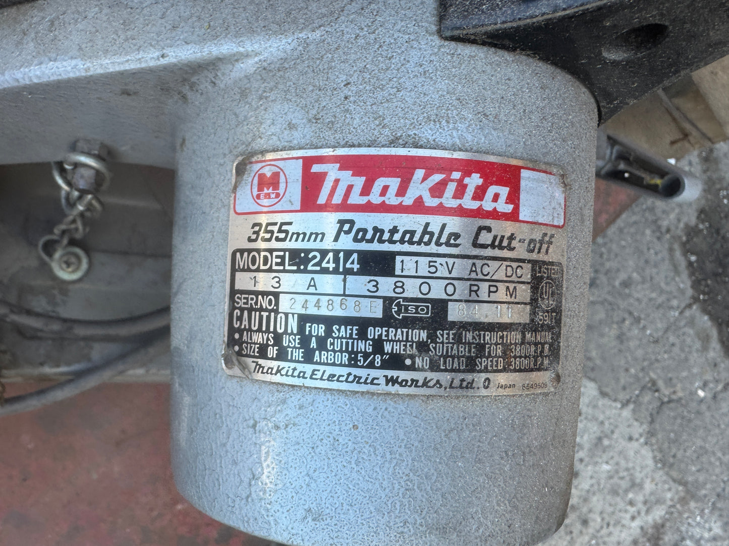 Makita Metal Cut Off Saw