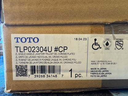 New Toto Single Handle Bathroom Faucet Polished Chrome