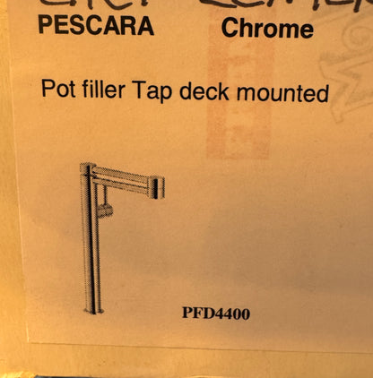 Franke Pescara Single Handle Polished Chrome Pot Filler