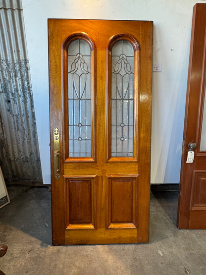 Mahogany Front Door With Hardware