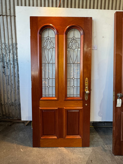 Mahogany Front Door With Hardware