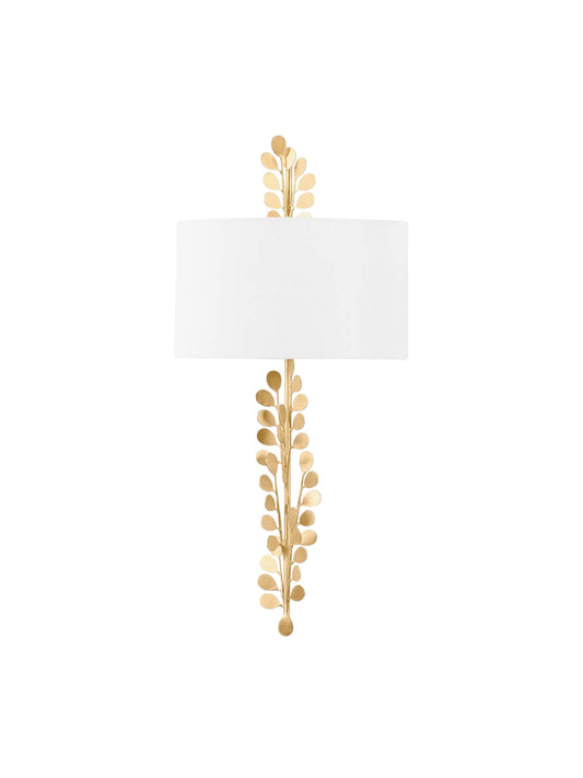 Troy Lighting Adrienne Wall Sconce In Gold Leaf