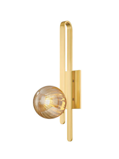 Corbett Cronus 1 Polished Brass Wall Sconce