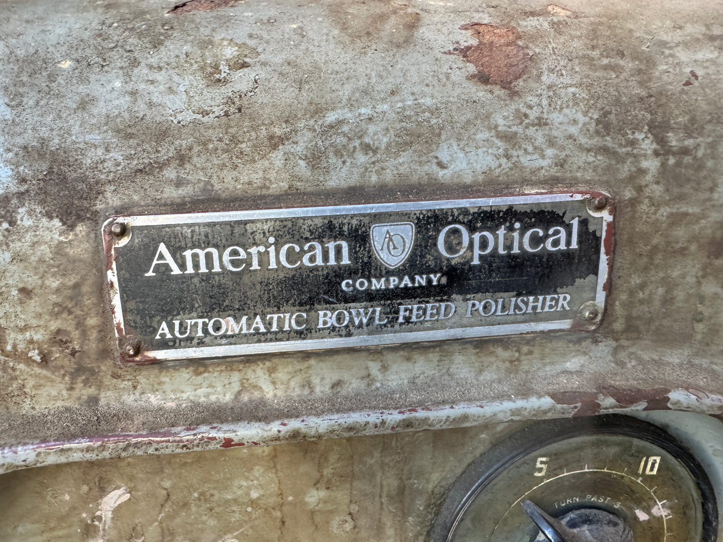 Vintage American Optical Lens Polisher