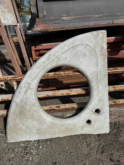 Carrara Marble Victorian Corner Sink Countertops