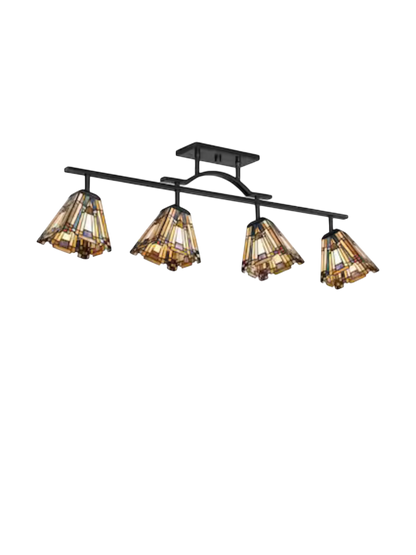 Quoizel Inglenook Tifanny 4-Light Track Bar