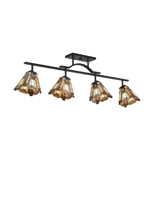 Quoizel Inglenook Tifanny 4-Light Track Bar