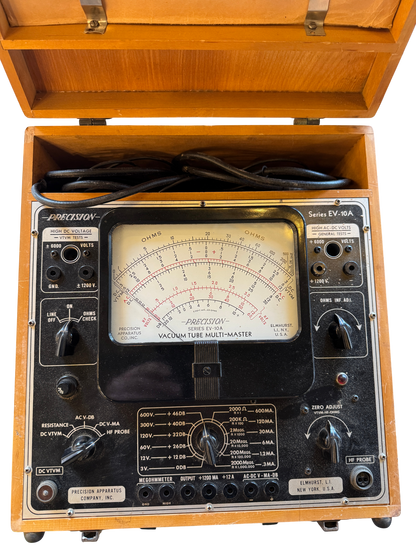 Precision Apparatus Co Vacuum Tube Tester Model EV-10A