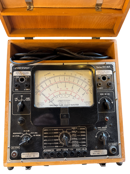 Precision Apparatus Co Vacuum Tube Tester Model EV-10A
