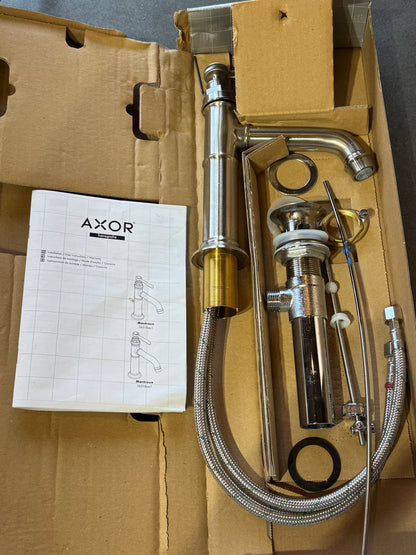 Hansgrohe Axor Montreux Single Hole Bathroom Faucet Brushed Nickel