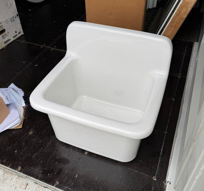 Gourmetier GPKWS221820 Ceramic Wall Mount Utility Sink