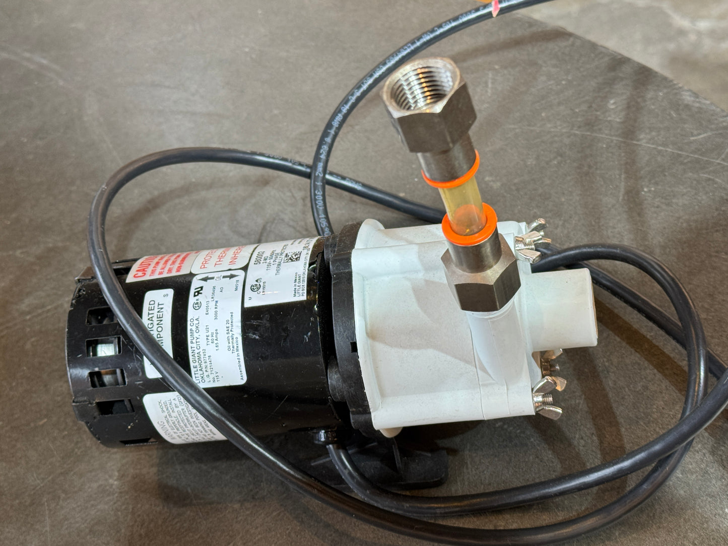 Little Giant 2-MD 1/30 HP 115-Volt, 510 GPH Magnetic Drive Pump