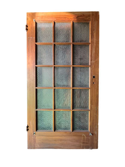 Interior 15 Lite Door With Oscure Glass