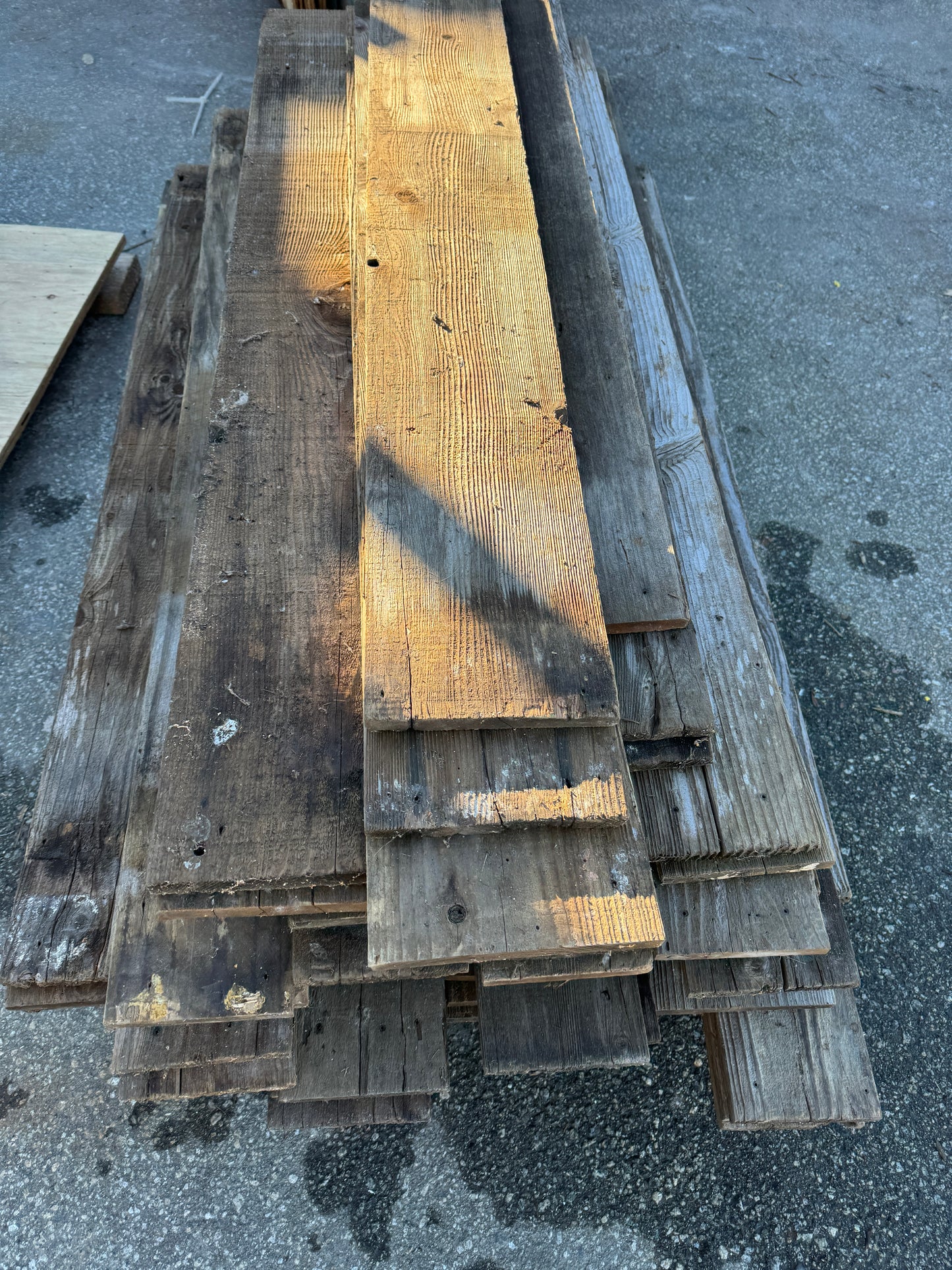 Vintage Redwood Fence Boards