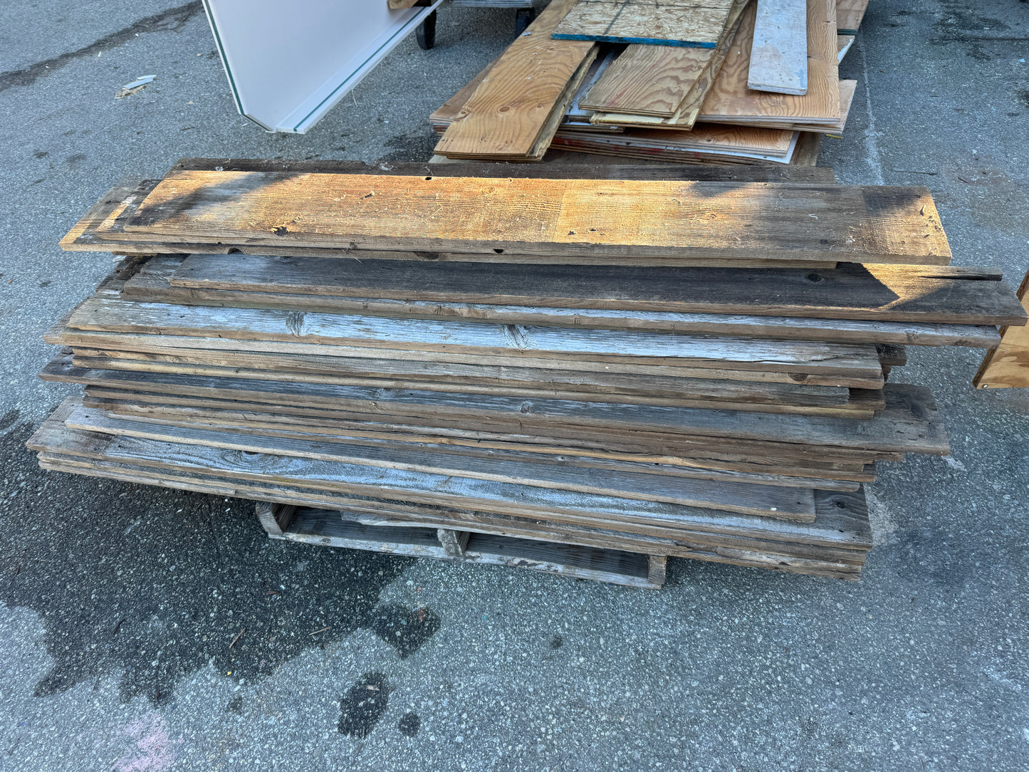 Vintage Redwood Fence Boards
