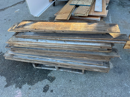 Vintage Redwood Fence Boards