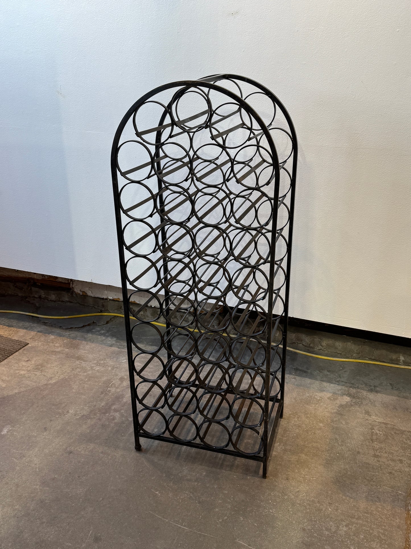 Mid Century Modern Arthur Umanoff 39 Bottle Wine Rack