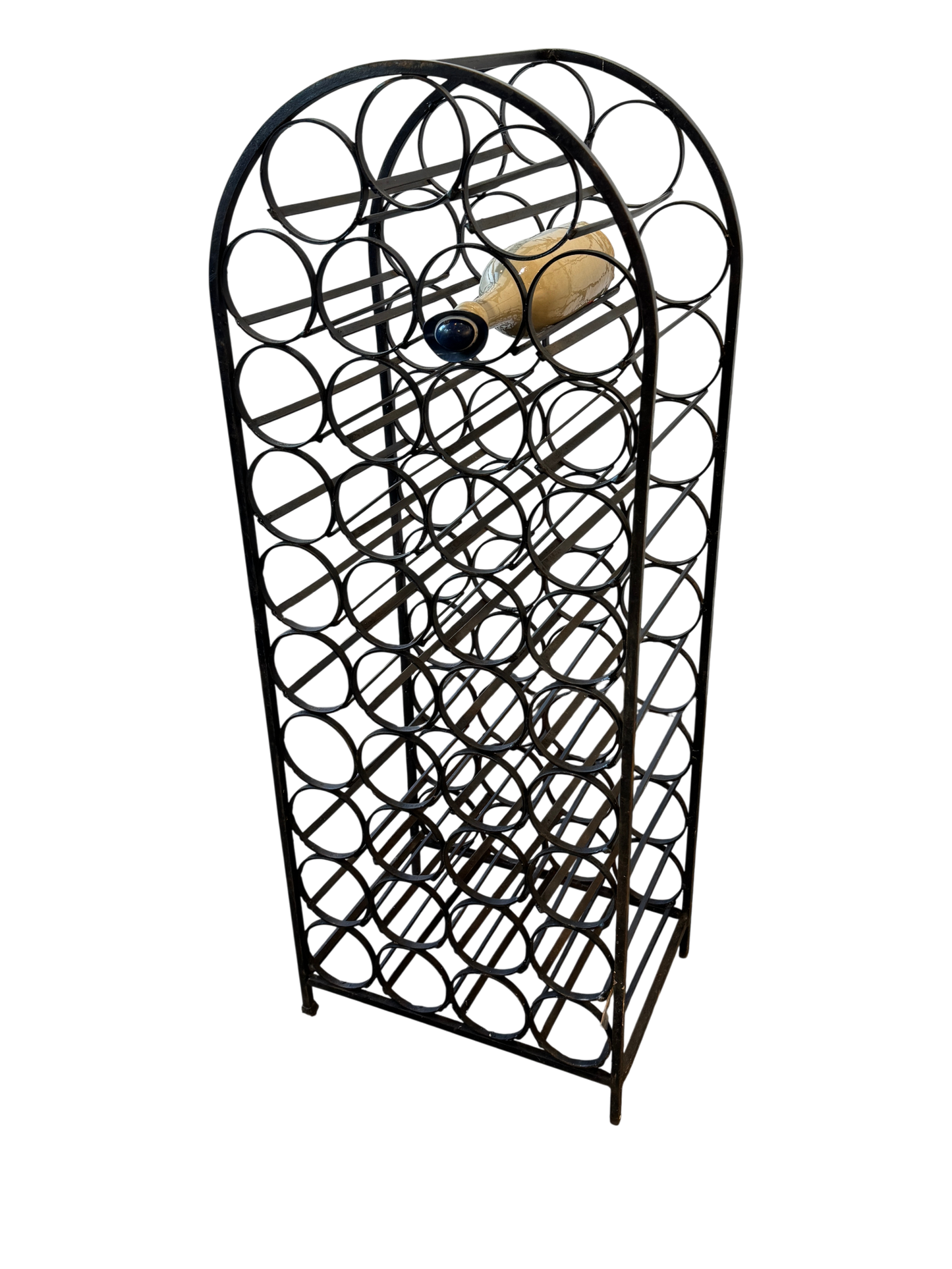 Mid Century Modern Arthur Umanoff 39 Bottle Wine Rack