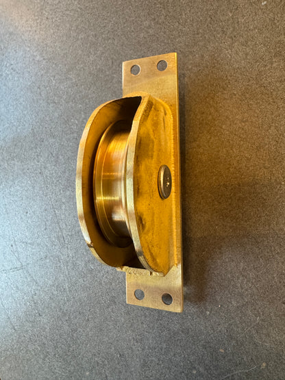 (4) Premium Solid Brass Ball Bearing Sash Window Pulley