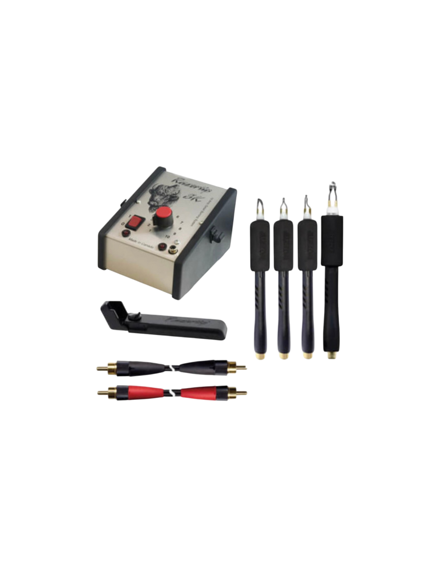 New Razertip SK Single Burner Pyrography Starter Kit 4 Pens KIT02-SK