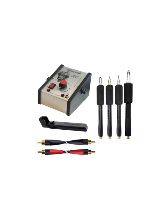 New Razertip SK Single Burner Pyrography Starter Kit 4 Pens KIT02-SK
