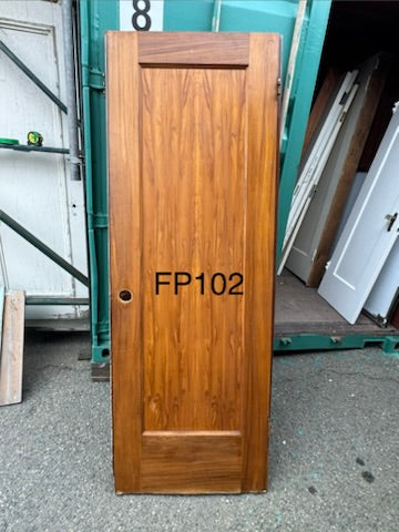 Vintage Single Panel Interior Faux Painted Doors