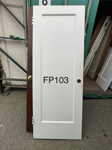 Vintage Single Panel Interior Faux Painted Doors