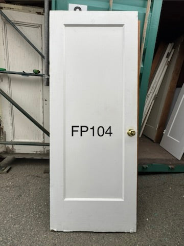 Vintage Single Panel Interior Faux Painted Doors