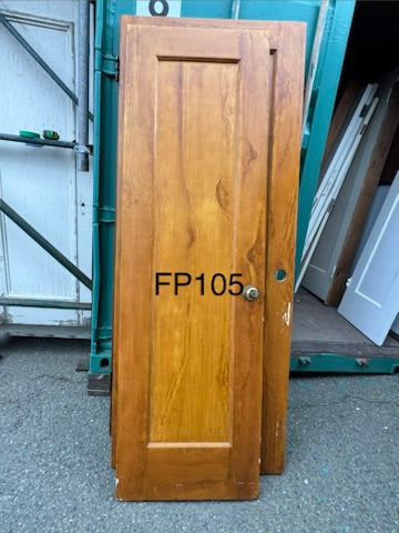 Vintage Single Panel Interior Faux Painted Doors