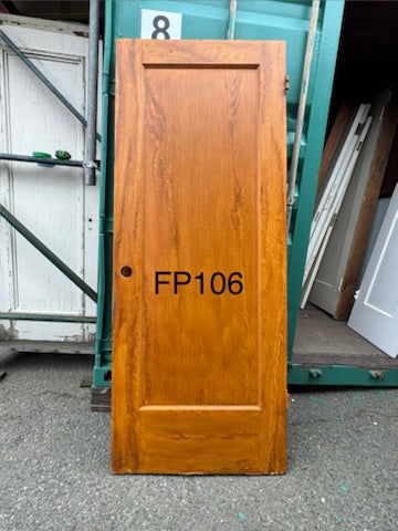 Vintage Single Panel Interior Faux Painted Doors